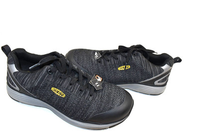 Keen Utility Sparta 11 D Work SHOE Aluminum Toe 1021345D Black/Gray Flannel