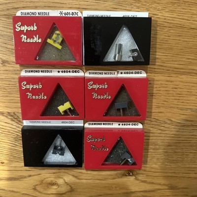 Lot of 6 Pfanstiehl Diamond Stylus for Pickering XV-15, V-15, Stanton