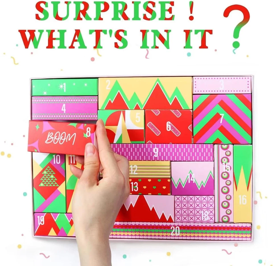 Makeup Advent Calendar 2025 for Teens Girls, Christmas Countdown Calendar Surpri - Image 4 of 4