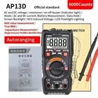 Digital Multimeter 6000 Count True RMS Manual Ranging NCV Temp Flashlight