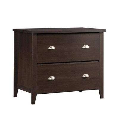 Summit Station 2-Drawer Cinnamon Cherry Engineered Wood 33.858 in. Lateral File