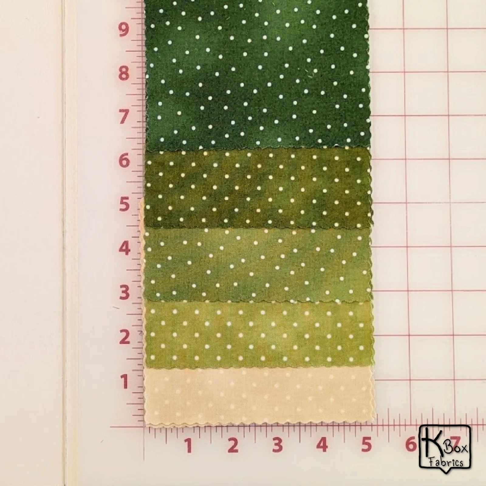 Quilting Cotton Fabric 5" Charm Pack Maywood Studio Basics Bountiful Polka Dots - product detail image 8