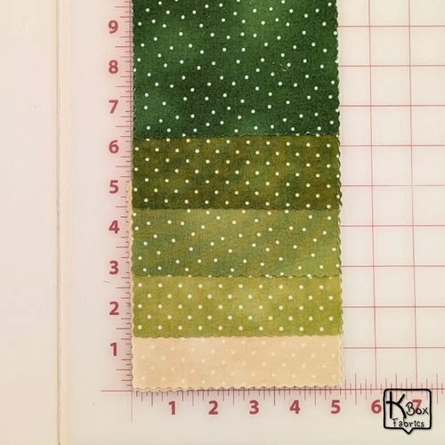 Quilting Cotton Fabric 5" Charm Pack Maywood Studio Basics Bountiful Polka Dots image 8