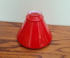 Ruby Red Coolie Light Shade 158mm 55mm hole  Pool Games Room