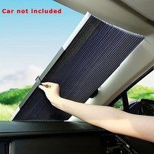 1x Car Window Sunshades Retractable Windshield Curtains Sun Visor Car Sun Shades