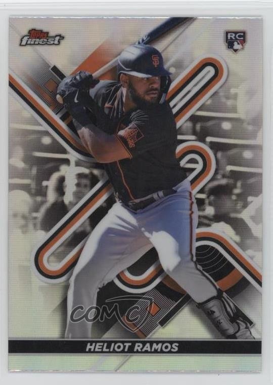 2022 Topps Finest Refractor Heliot Ramos #82 Rookie RC 18ye