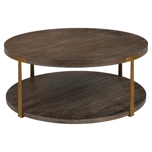 Uttermost 25555 Palisade 40"W Diameter MDF - Woodtone - Picture 1 of 6