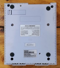 Super Nintendo SNES Console + Controller & RFU &bull; No Games or Power Supply 