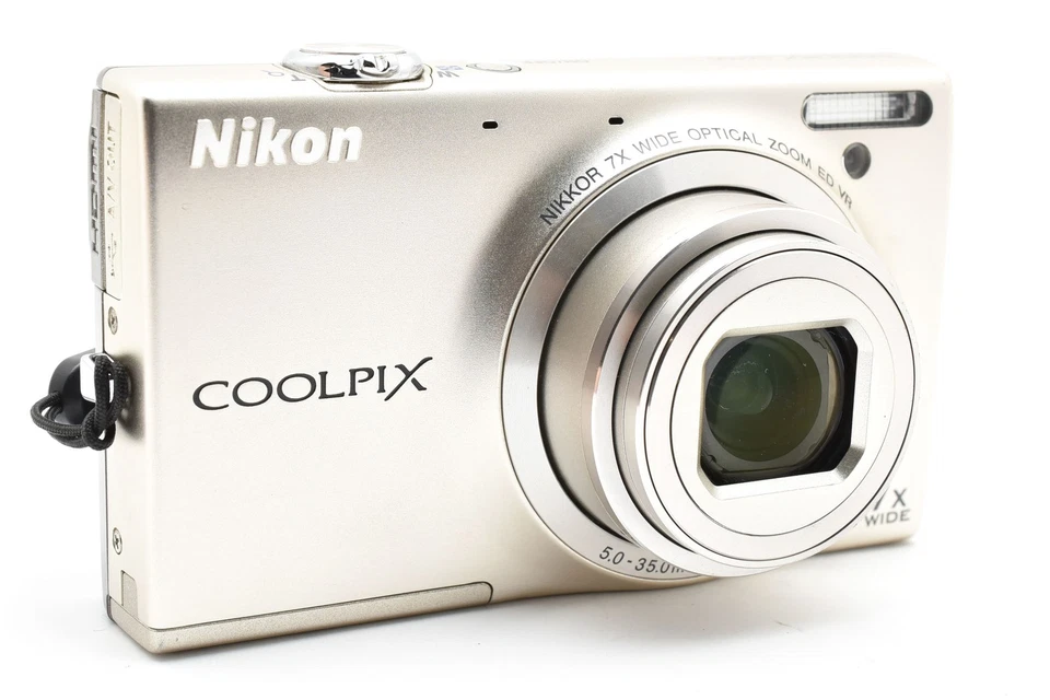 [MINT] Nikon COOLPIX S6100 16.0MP Digital Camera Silver 7x Zoom From JAPAN - Image 4 of 4