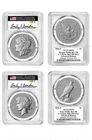 2026-P Morgan and Peace Dollar Reverse Proof 2-Coin Set PCGS PR70 AR 250 Damstra