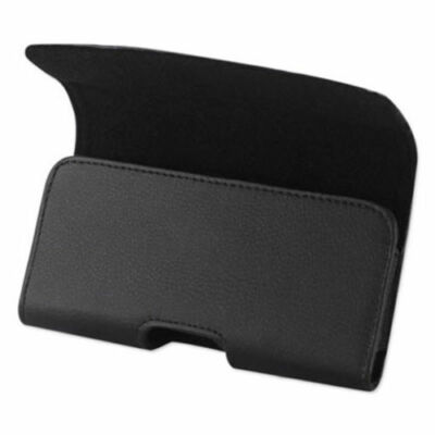 Custodia Per Cintura Flip Verticale In Similpelle Nera - Taglia L