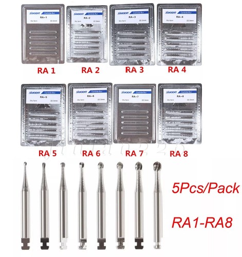 Dental Tungsten Steel Carbide Burs for Contra Angle Low Speed Handpiece RA1-8 mx - Picture 17 of 116