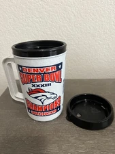Vintage Denver Broncos Super Bowl XXXIII Champions Super Thermo 22 oz w/ Lid