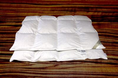 2 Stück Classic Daunendecken Daunenbetten 4x6 135x200 cm 1060 g neue Daunen 100%