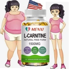 L-carnitine capsules promote metabolism, weight loss, and antioxidant properties