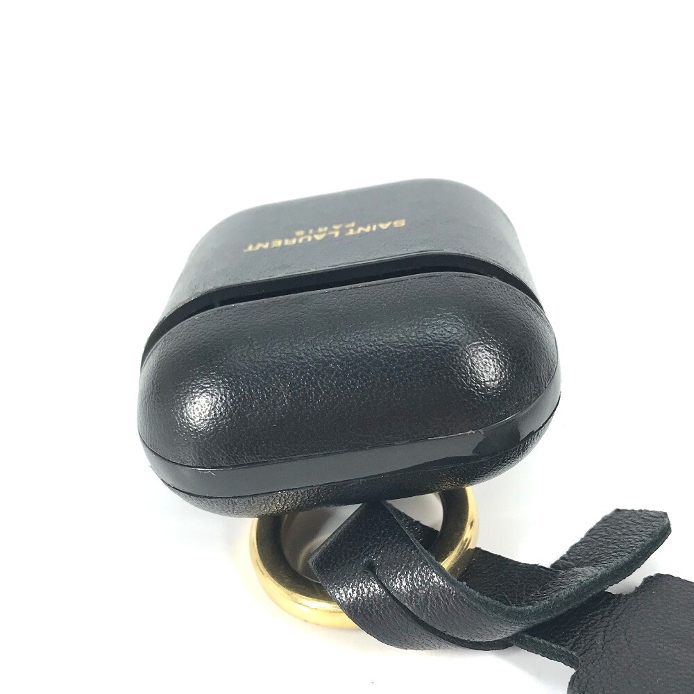 SAINT LAURENT PARIS 635662 logo airpods case key holder SAINT LAURENT PARIS 635662 logo airpods case key holder