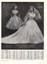 Vintage advertising print ad Bride dress 1956 Ballerina Bridesmaid Cari ...