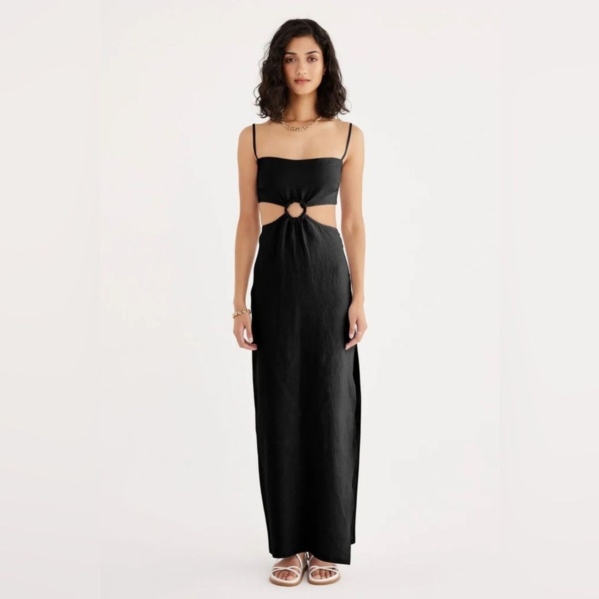 chinese dress ladies Avalon Maxi Dress-HORIZON / 6