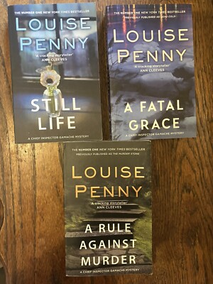 Louise Penny Paperbacks Inspector Gamache Series Set of 3 NEW