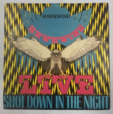 Hawkwind Shot Down In The Night (PS) Vinyl 7'' Single Rock Heavy Metal BRO 98