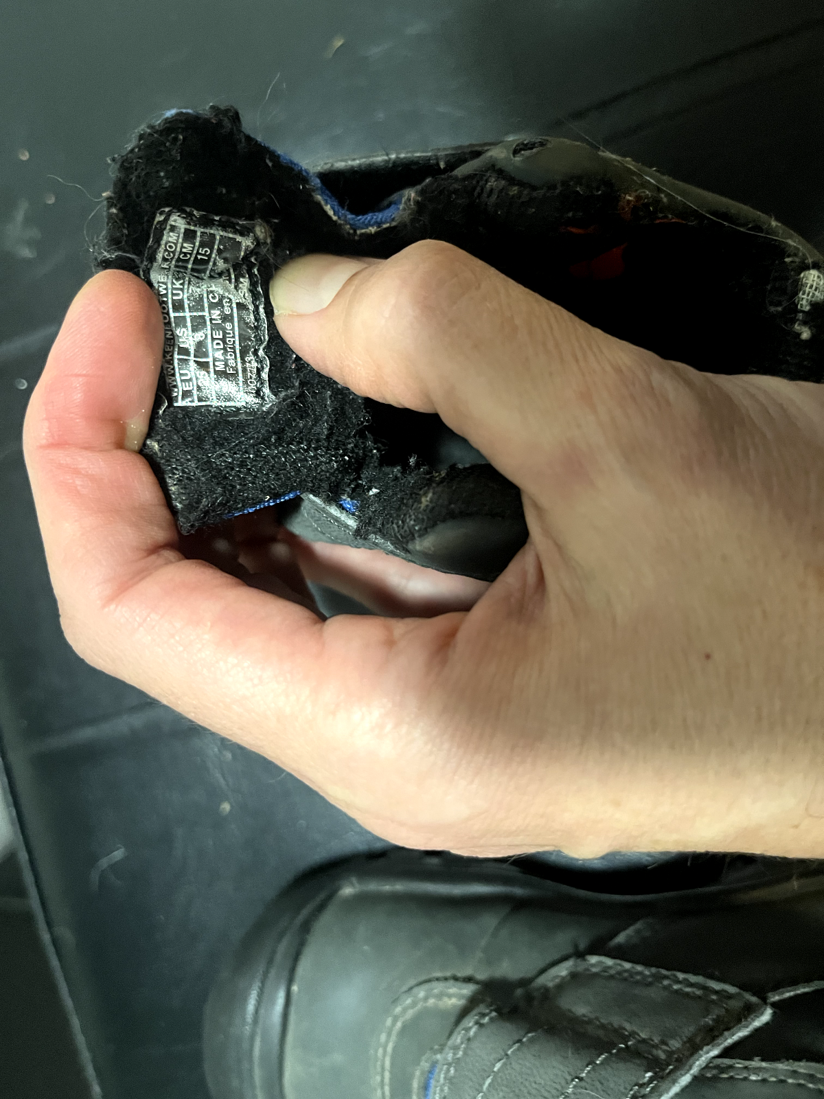 scarpone da neve keen bambino taglia 8 blu grigio