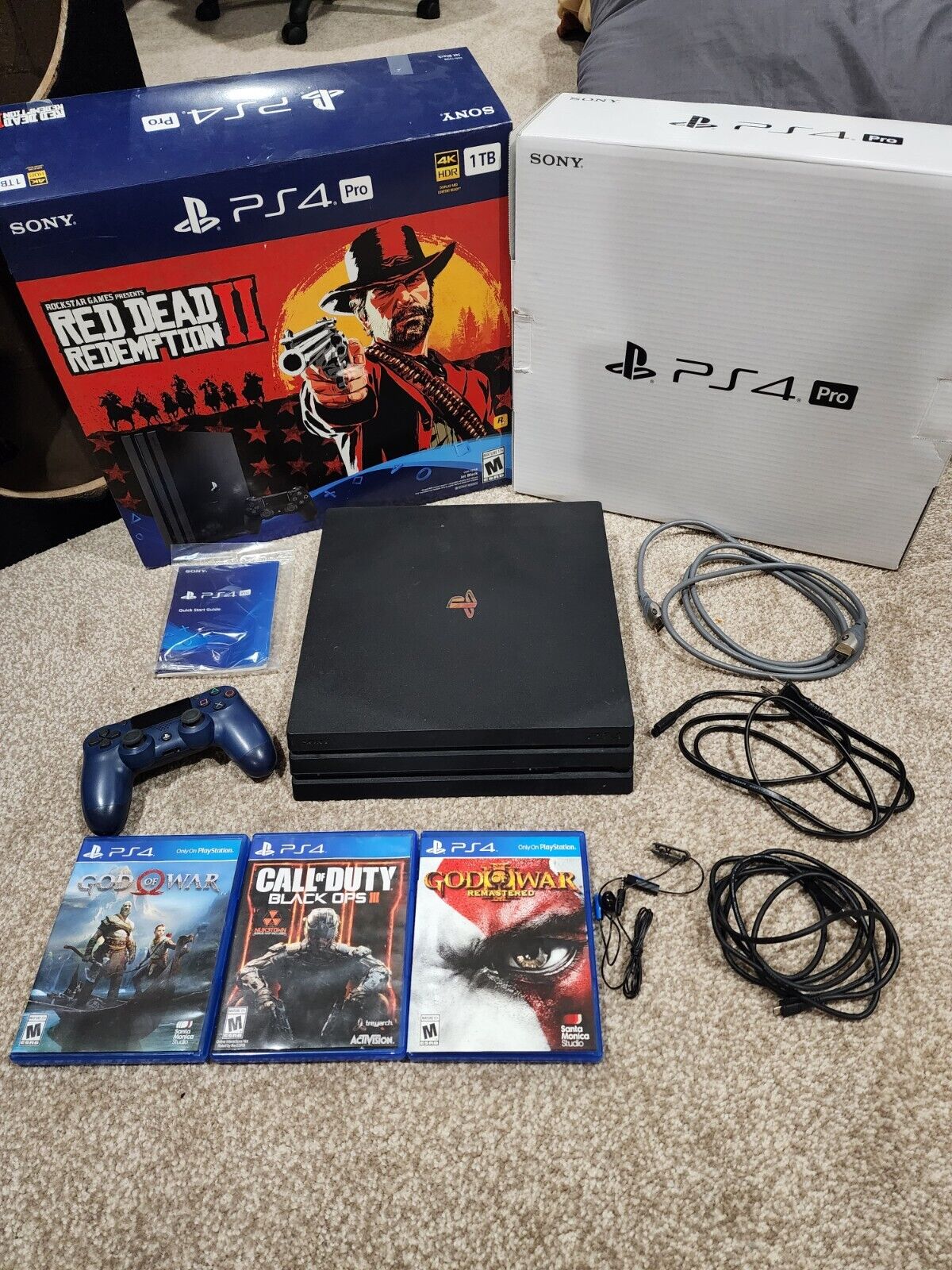 PlayStation 4 Pro Console 1tb Bundle w/ games PS4 – College: Florida