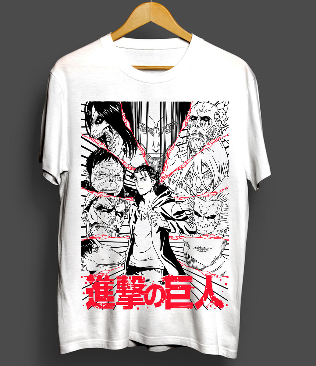 Attack on Titan Levi Shingeki No Kyojin Anime AOT Tshirt T-Shirt Tee ALL  SIZES