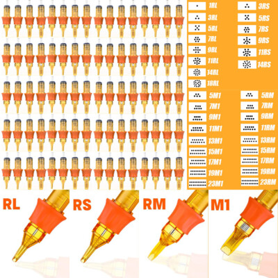 10/20Pcs Tattoo Nadeln 5RL Nadel Cartridge Needles Round Liner Shading 0.35mm