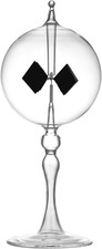 Large Transparent Solar Power Crookes Radiometer Sun Light Energy Spinning Vanes