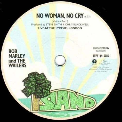 BOB MARLEY & THE WAILERS No Woman, No Cry Vinyl Record 7 Inch Island 2016 Reggae - Image 2 of 4