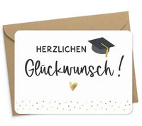 Karte Abschluss Studium Ausbildung Abitur Mit Briefumschlag