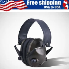 Professional Electronic Soundproof Ear Muffs Hearing Protect Denoise Headphones
