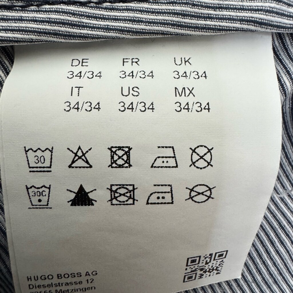 Hugo Boss Men's Stretch Blue-Black Jeans Size 34x34 thumbnail 9