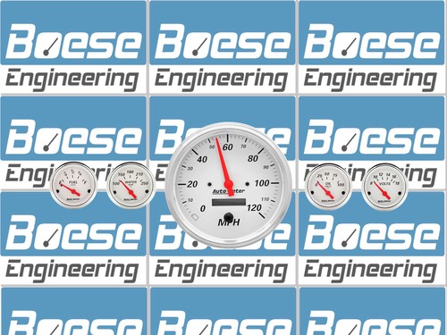 59-60 Dodge Truck Auto Meter Arctic White Gauges 1959-1960 - Picture 2 of 4