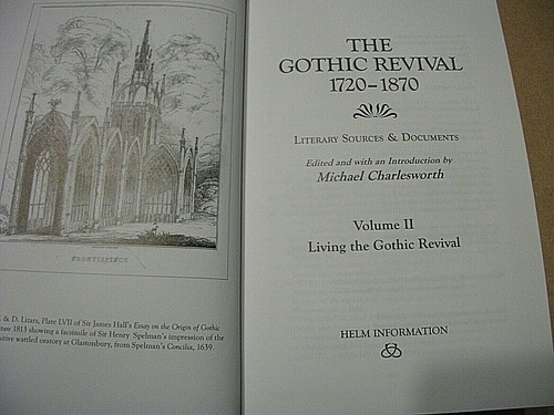 THE GOTHIC REVIVAL 1720-1870. 3 VOLUME SET. 2002 HELM. BOXED. UNUSED CONDITION - Picture 7 of 8