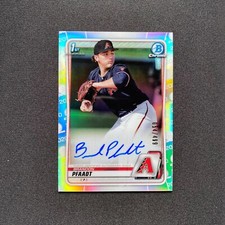 2020 Bowman Draft Brandon Pfaadt 1st Chrome Auto /499 Refractor D-Backs Rookie