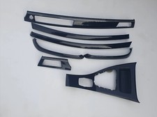 Bmw 3 E90 E91 Black Interior Trim Kit Cic Lhd Center Console Moldings Covers