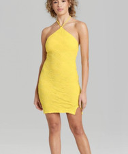 NEW Wild Fable Women's Sleeveless Side Slit Bodycon Dress Size XL