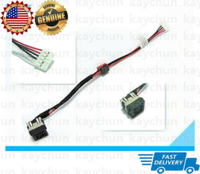 Original DC IN Power jack cable for Dell Inspiron 17R 5721 5737 charging port 