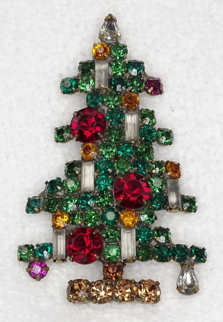 Weiss christmas tree best sale brooch