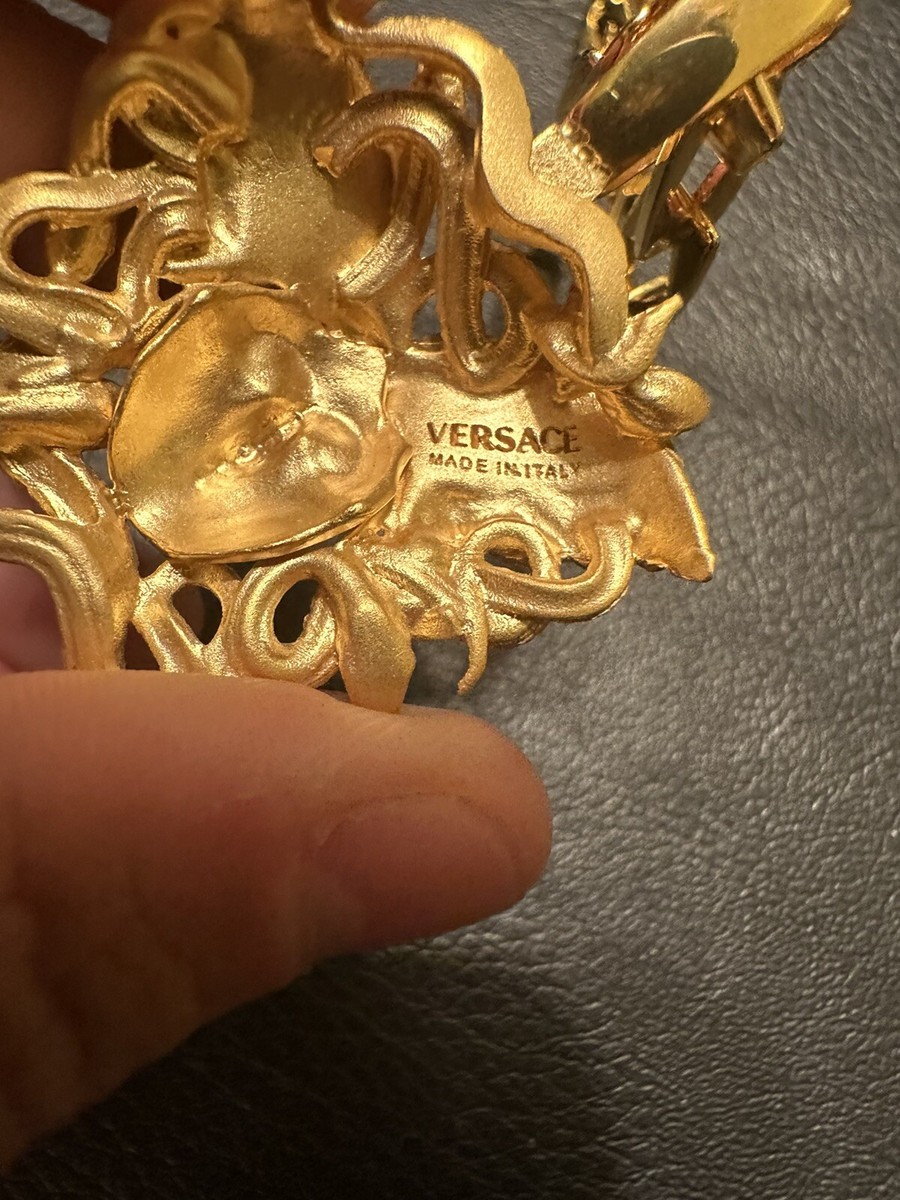 【関税&送料込】Versace Collana La Medusa VERSACE LA MEDUSA NECKLACE - UNISEX - ONE SIZE - NEW Made In