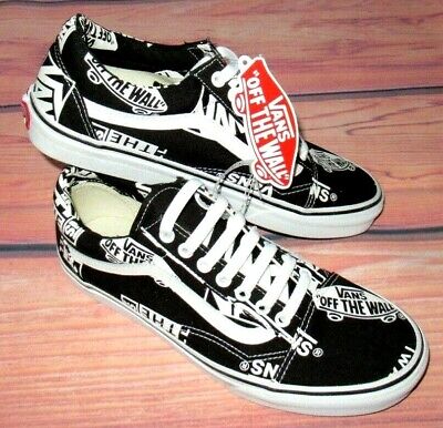vans off the wall shoes black and white
