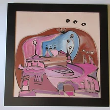 CHRISTOPHER PAUL COBB PAINTING ABSTRACT EXPRESSIONISM MODERNISM CALIFORNIA POP