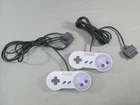 Super Nintendo CONTROLLER Set Only TESTED Authentic Original Vintage 1991 SNES