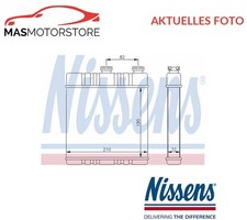 WÄRMETAUSCHER INNENRAUMHEIZUNG NISSENS 72660 P FÜR VAUXHALL ZAFIRA II,ZAFIRA I