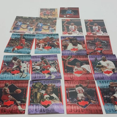 Michael Jordan 1999 Upper Deck Athlete of the Century + and 92' Base Cards LOT