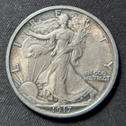 1917 AU/BU 50C Walking Liberty Half Dollar Lustrous