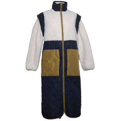 The Jogg Concept, Wintermantel, Damen, Größe: S, Blau/Beige/Weiß, Polyester #Xl3