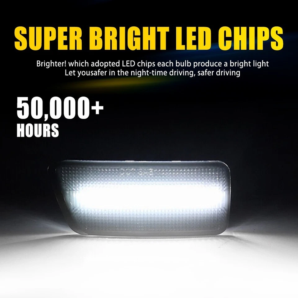 4PCS Rear Front LED Side Lights Marker for 2021 Ford Sport Bronco First Edition - Image 4 of 4