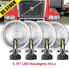 For Volvo Vhd 2001-2019 4x 5-34 5.75 Inch Led Projector Headlight Headlamp Kit For Volvo Vhd 2001-2019 4x 5-34 5.75 Inch Led Projector Headlight Headlamp Kit